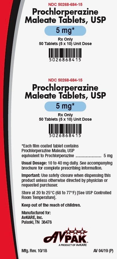 Label 5026868415 Prochlorperazine Maleate 2019 5mg.jpg 5mg - Label 5026868415 Prochlorperazine Maleate 2019 5mg